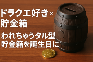 ドラクエ好き×旅行好きにオススメ！われちゃうタル型貯金箱！