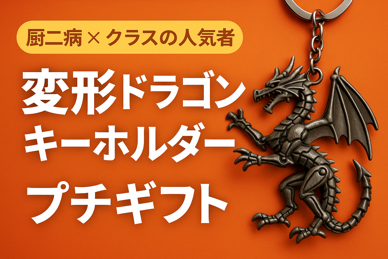 厨二病×人気者にオススメ！ドラゴンソードキーホルダー！